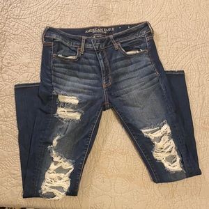 American eagle mid rise jeans size 12